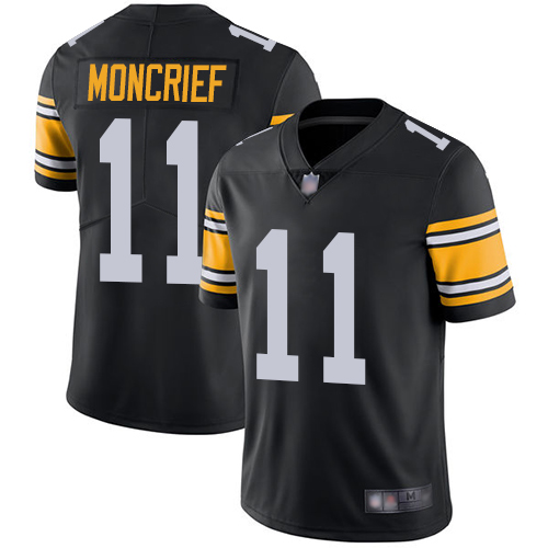 Youth Pittsburgh Steelers Football 11 Limited Black Donte Moncrief Alternate Vapor Untouchable Nike NFL Jersey